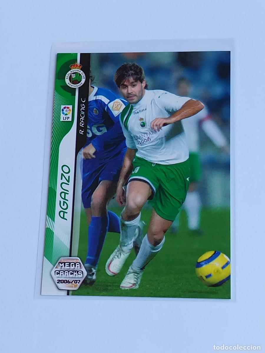 Cromos de F&uacute;tbol: AGANZO #251 REAL RACING CLUB - MEGACRACKS LA LIGA 2006 2007 - PANINI MGK 06 07 CROMO FUTBOL