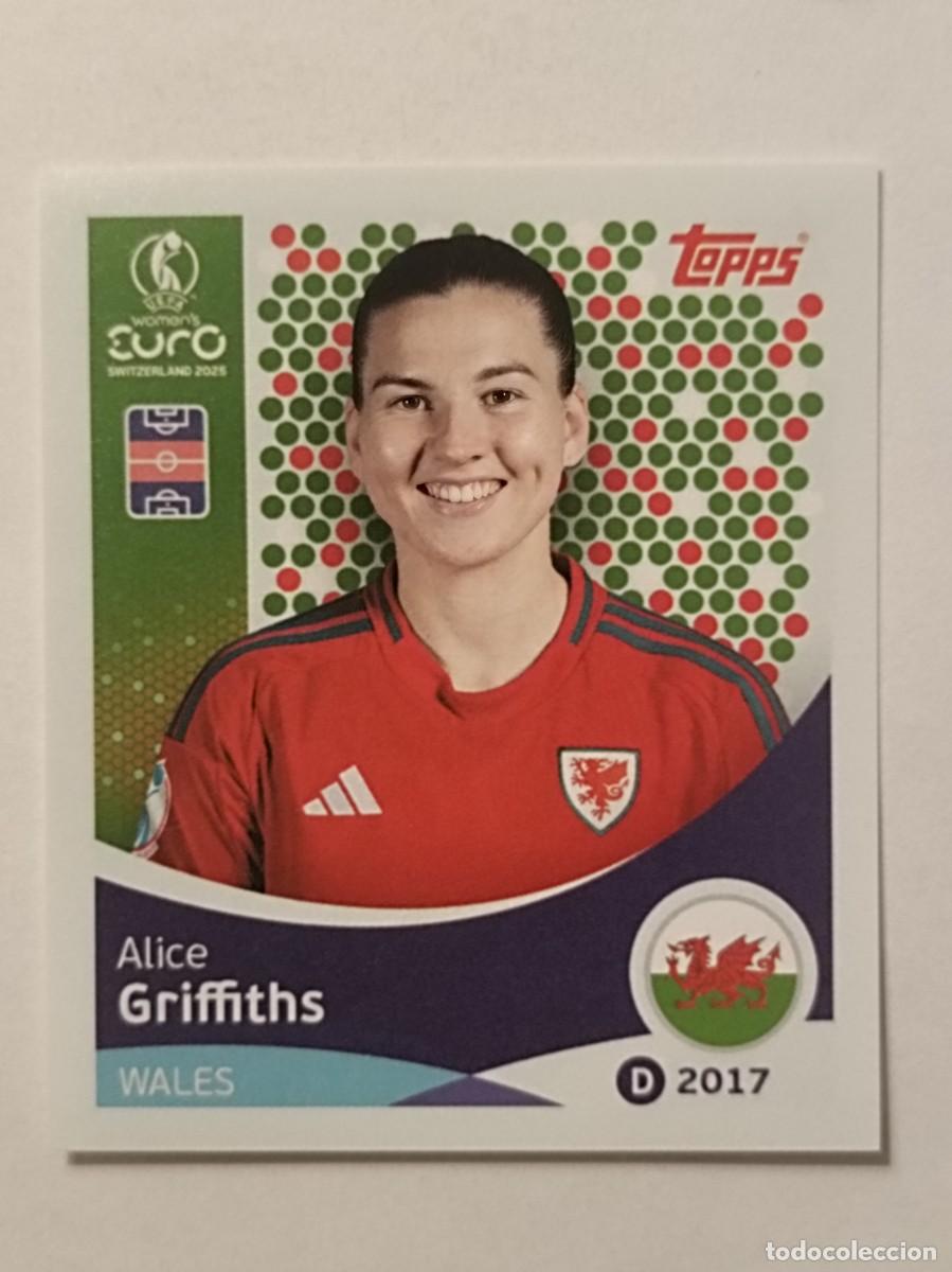 Cromos de F&uacute;tbol: #279 GRIFFITHS (GALES) EURO WOMENS SUIZA 2025 TOPPS