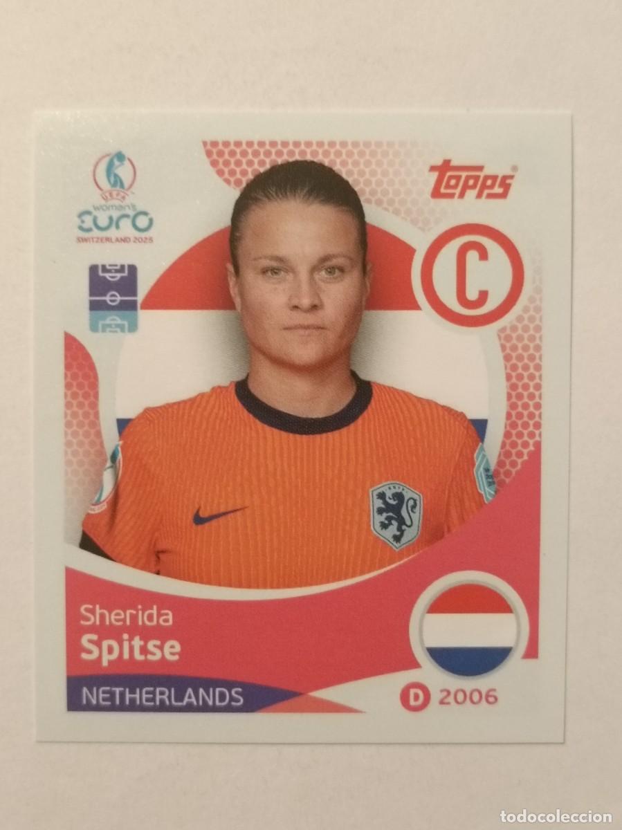 Cromos de F&uacute;tbol: #286 SPITSE (HOLANDA) EURO WOMENS SUIZA 2025 TOPPS