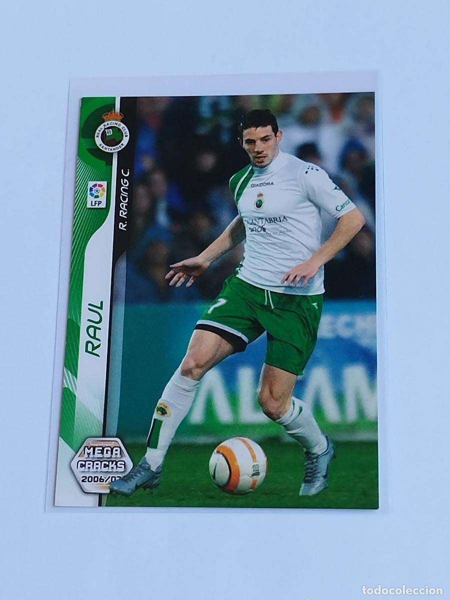 Cromos de F&uacute;tbol: RAUL #252 REAL RACING CLUB - MEGACRACKS LA LIGA 2006 2007 - PANINI MGK 06 07 CROMO FUTBOL