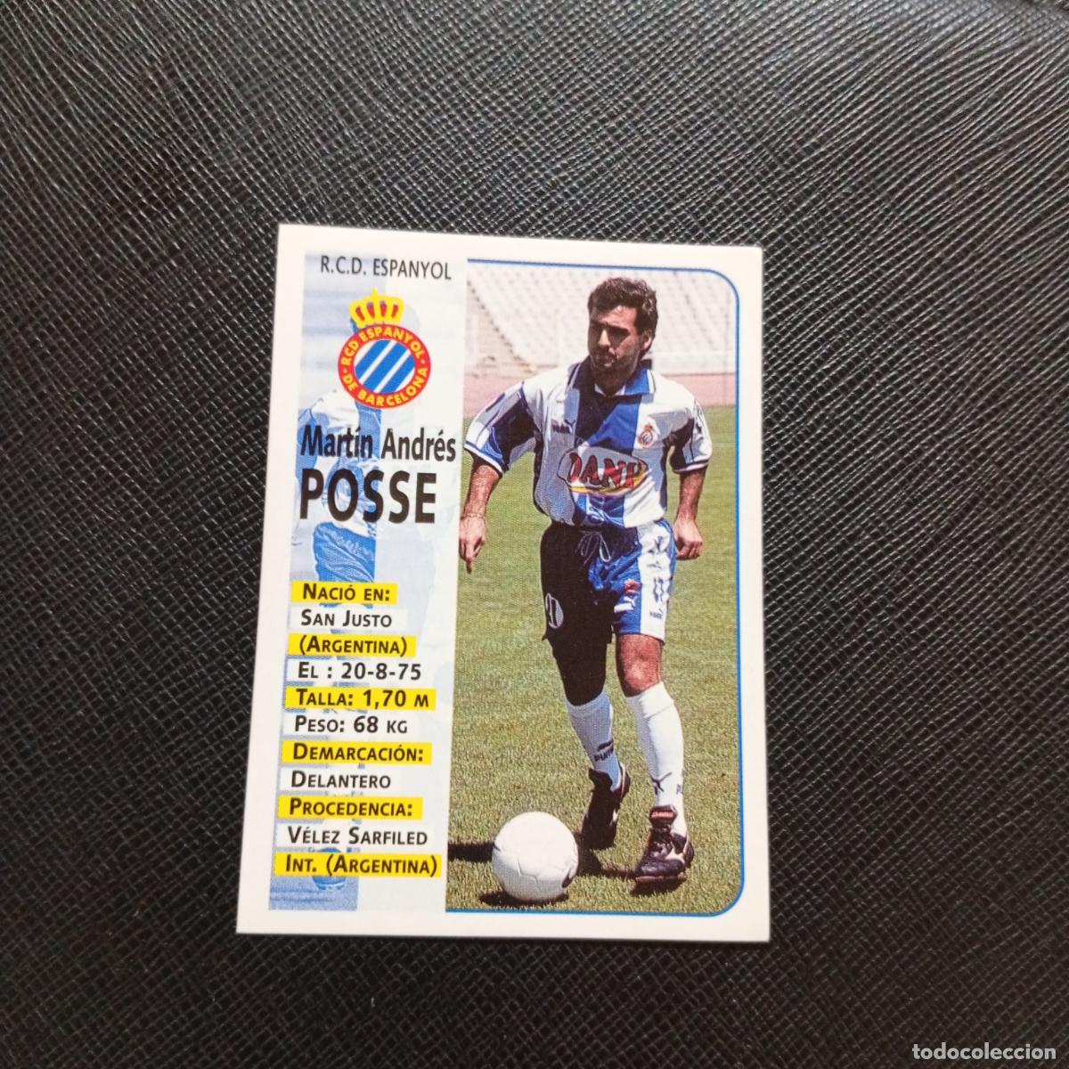Cromos de F&uacute;tbol: 192A 192 POSSE ESPA&Ntilde;OL PANINI 1998 1999 CROMO FUTBOL LIGA 98 99 - SIN PEGAR - A67 PG370