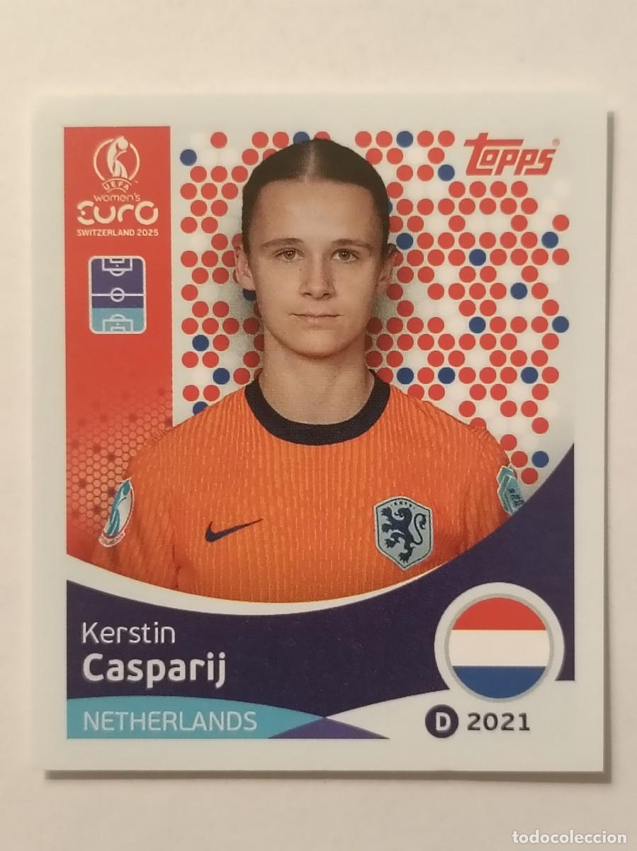Cromos de F&uacute;tbol: #288 CASPARIJ (HOLANDA) EURO WOMENS SUIZA 2025 TOPPS