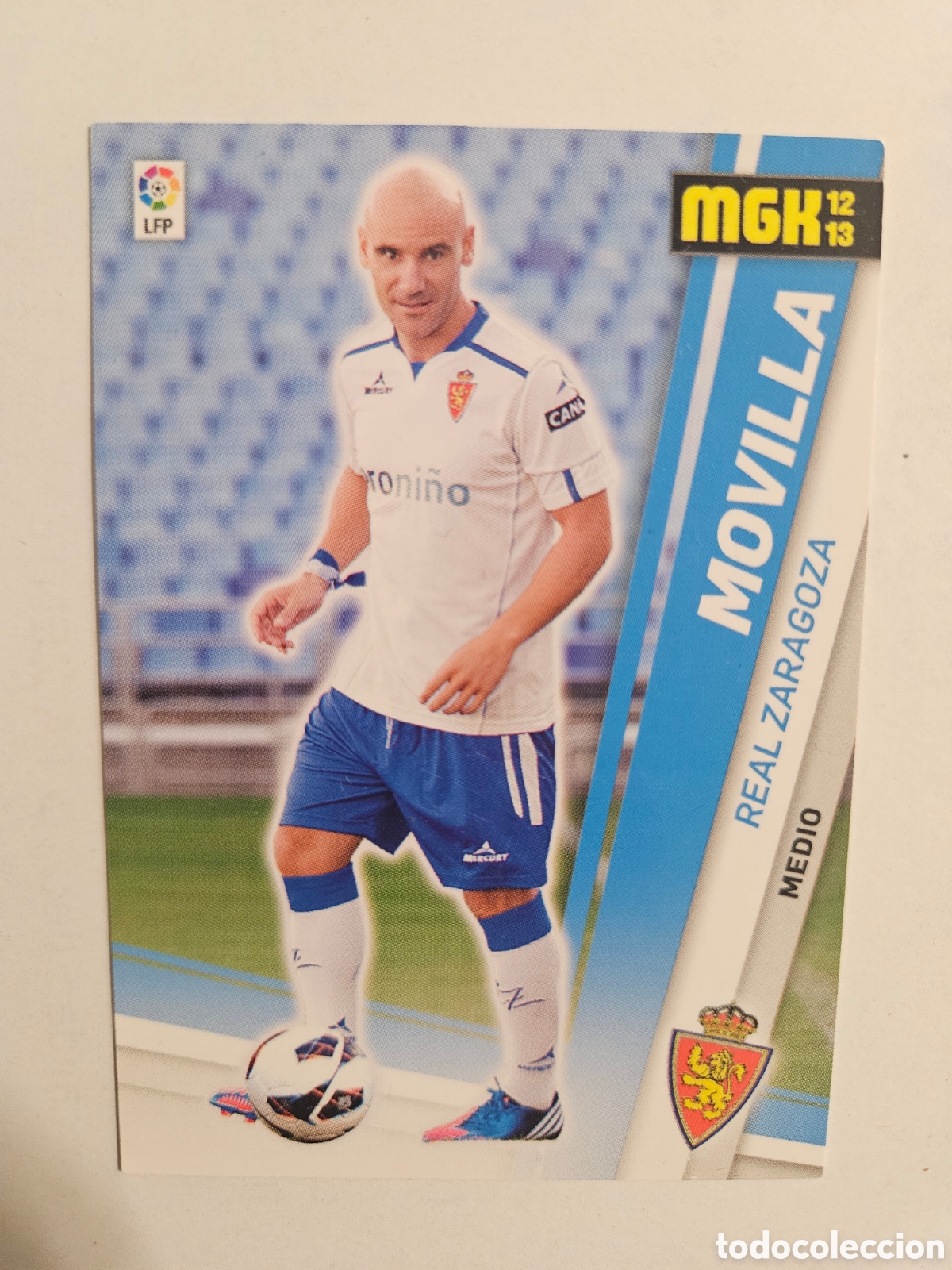 Cromos de F&uacute;tbol: 502 MOVILLA REAL ZARAGOZA NUEVO FICHAJE MEGACRACKS 12 13 MEGA MGK LIGA 2012 2013