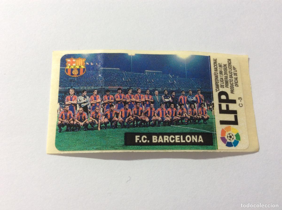 Cromos de F&uacute;tbol: Plantilla FC Barcelona Chicles Vidal 96 97 La liga de las estrellas