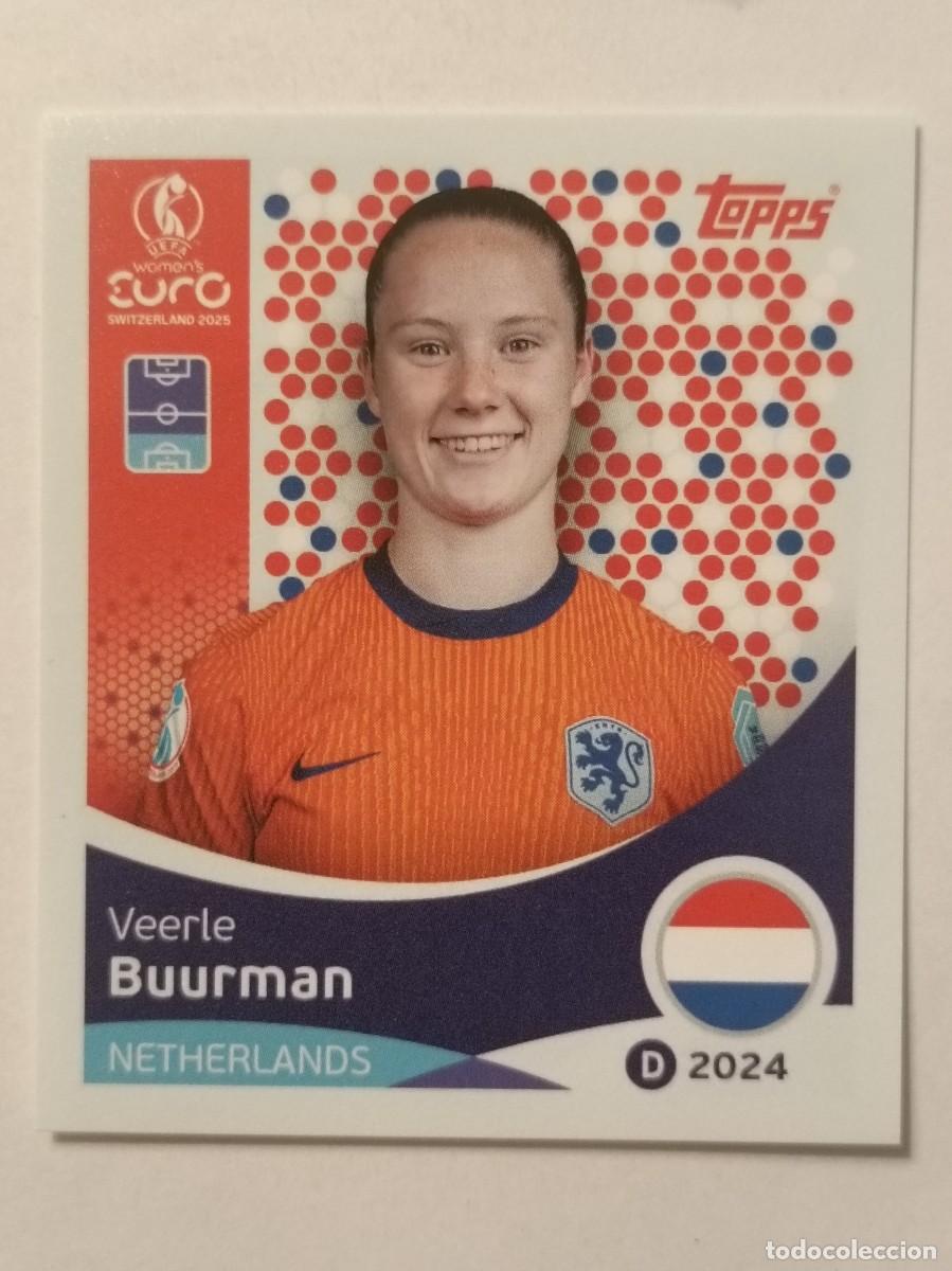 Cromos de F&uacute;tbol: #291 BUURMAN (HOLANDA) EURO WOMENS SUIZA 2025 TOPPS