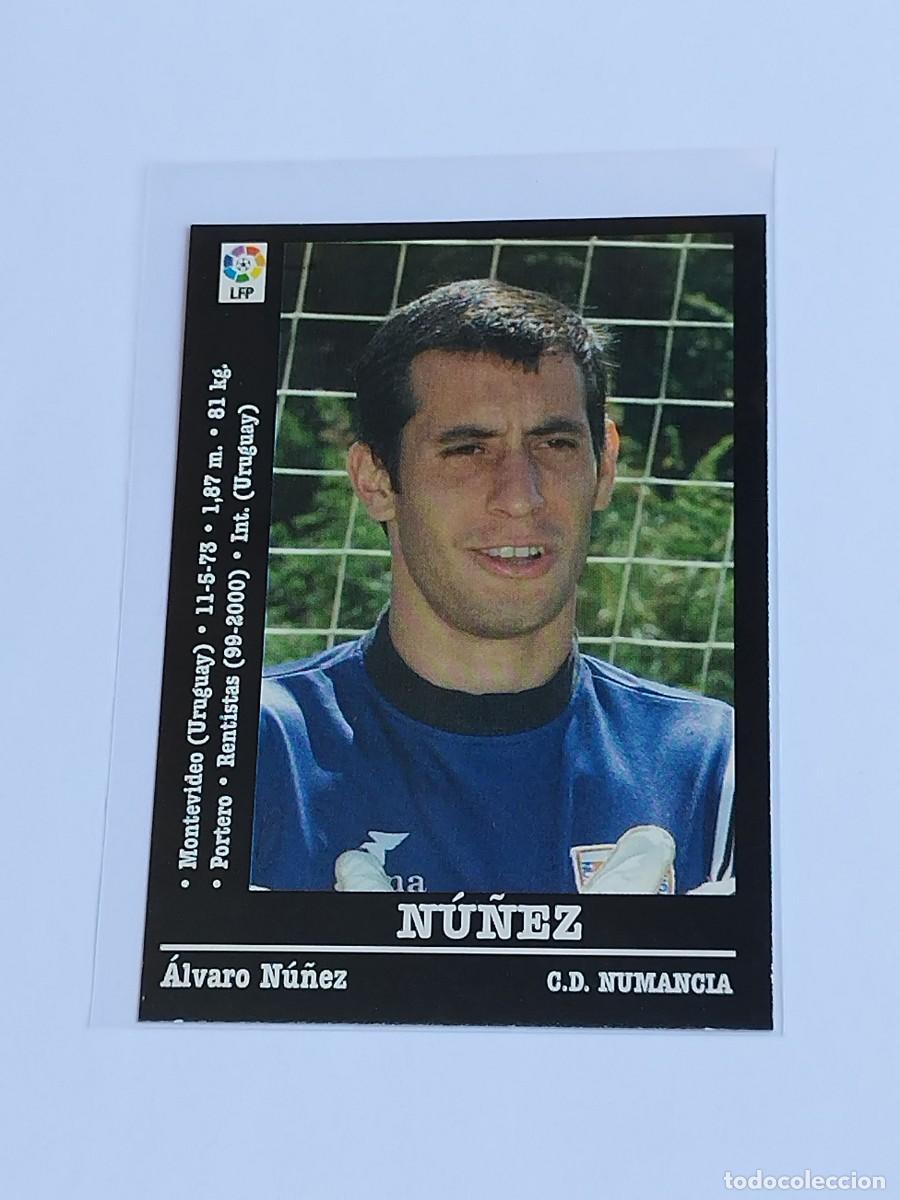 Cromos de F&uacute;tbol: N&Uacute;&Ntilde;EZ #274 CD NUMANCIA - LA LIGA 2000 2001 - PANINI SPORTS 00 01 NUNCA PEGADO