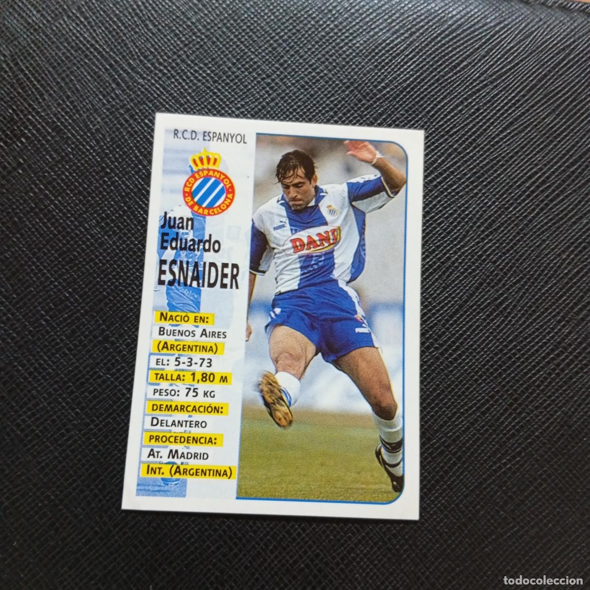 Cromos de F&uacute;tbol: 196 ESNAIDER ESPA&Ntilde;OL PANINI 1998 1999 CROMO FUTBOL LIGA 98 99 - SIN PEGAR - A67 PG379