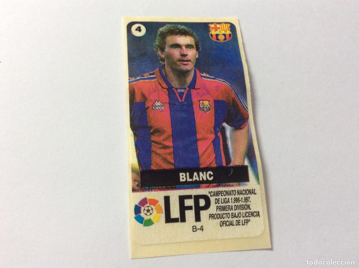 Cromos de F&uacute;tbol: Blanc FC Barcelona Chicles Vidal 96 97 La liga de las estrellas