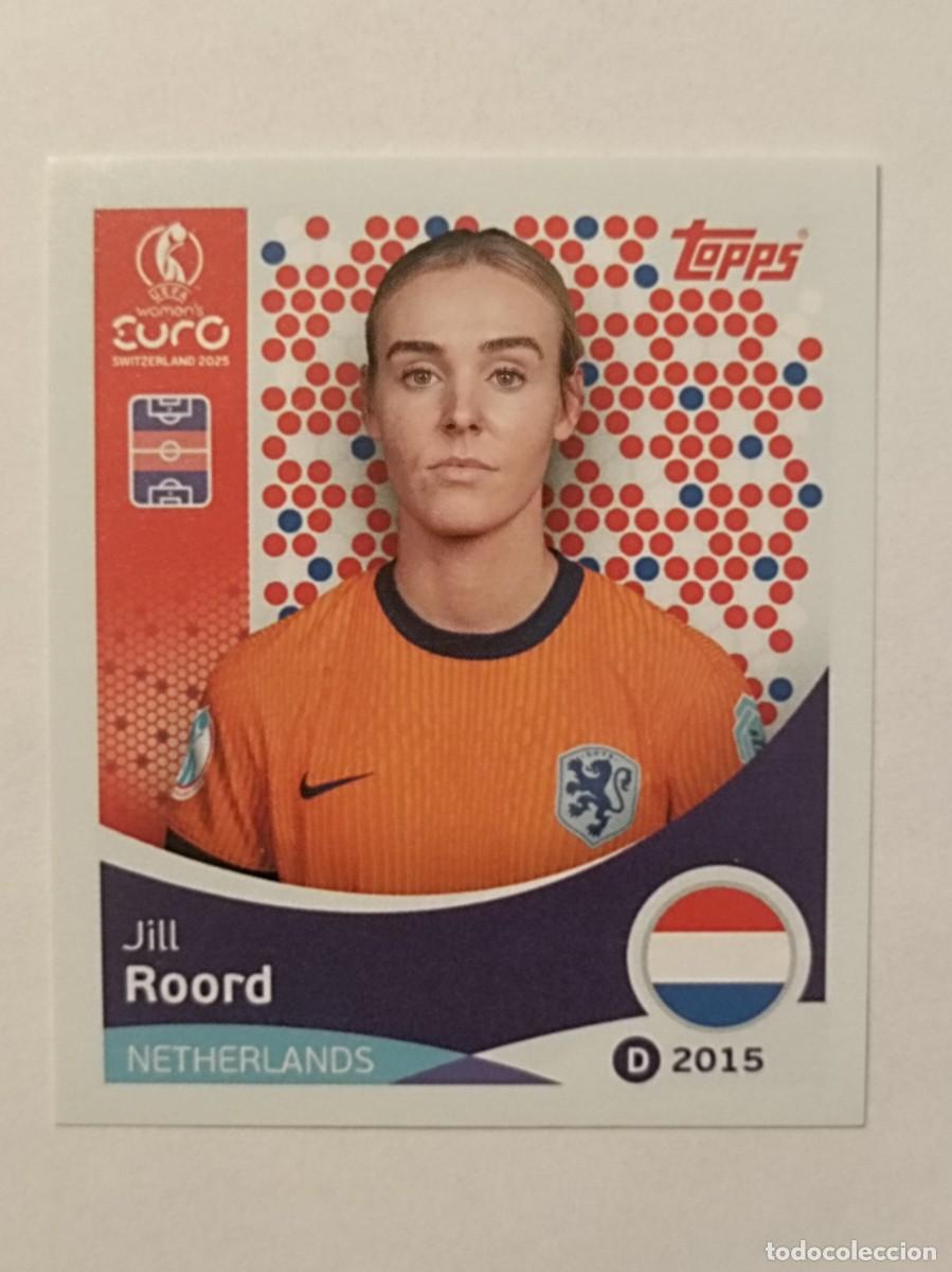 Cromos de F&uacute;tbol: #295 ROORD (HOLANDA) EURO WOMENS SUIZA 2025 TOPPS