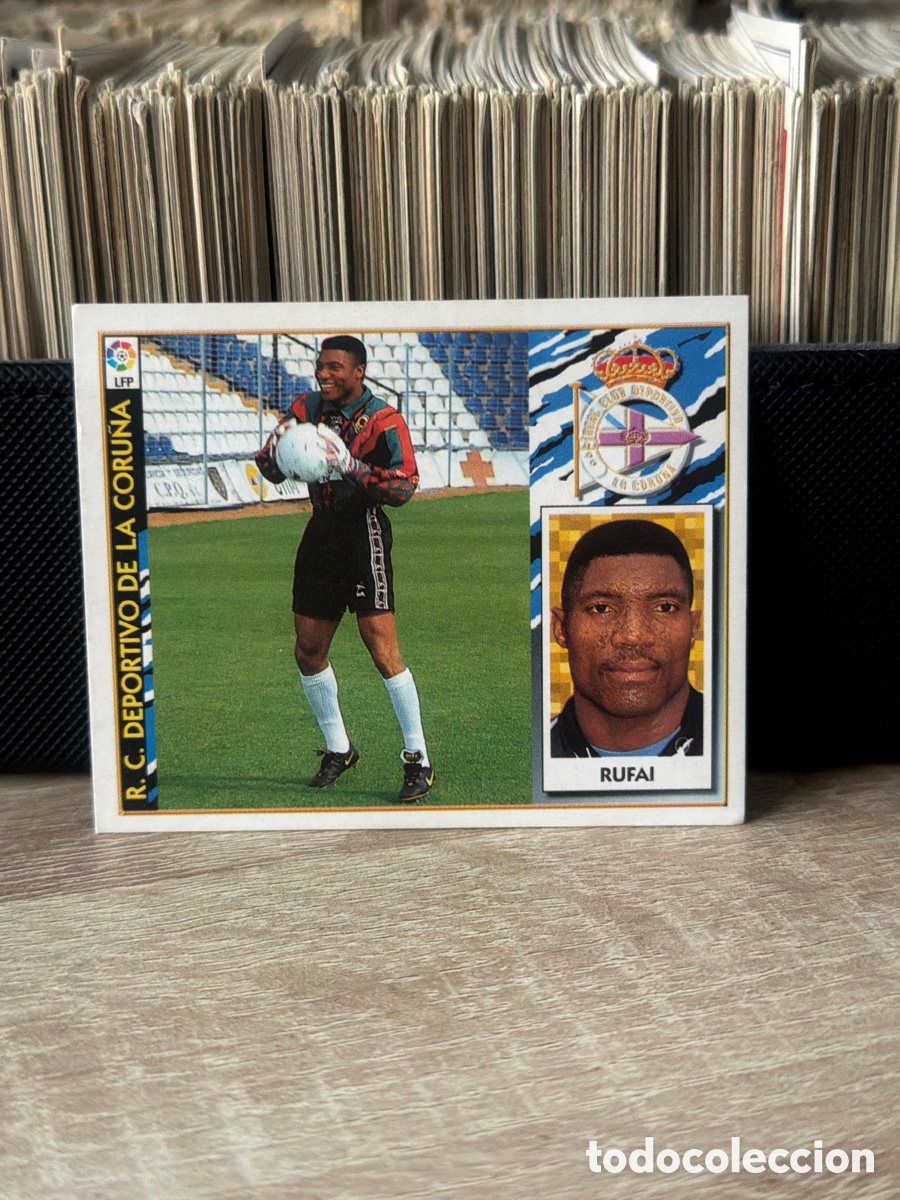 Cromos de F&uacute;tbol: LIGA 97 98 - Rufai - Deportivo de La Coru&ntilde;a - Coloca - ediciones Este - nunca pegado