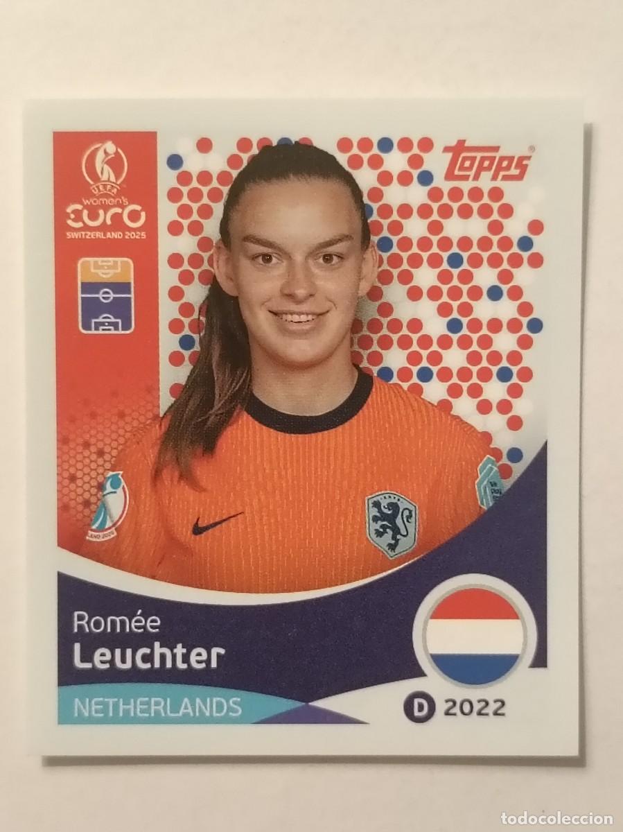 Cromos de F&uacute;tbol: #297 LEUCHTER (HOLANDA) EURO WOMENS SUIZA 2025 TOPPS