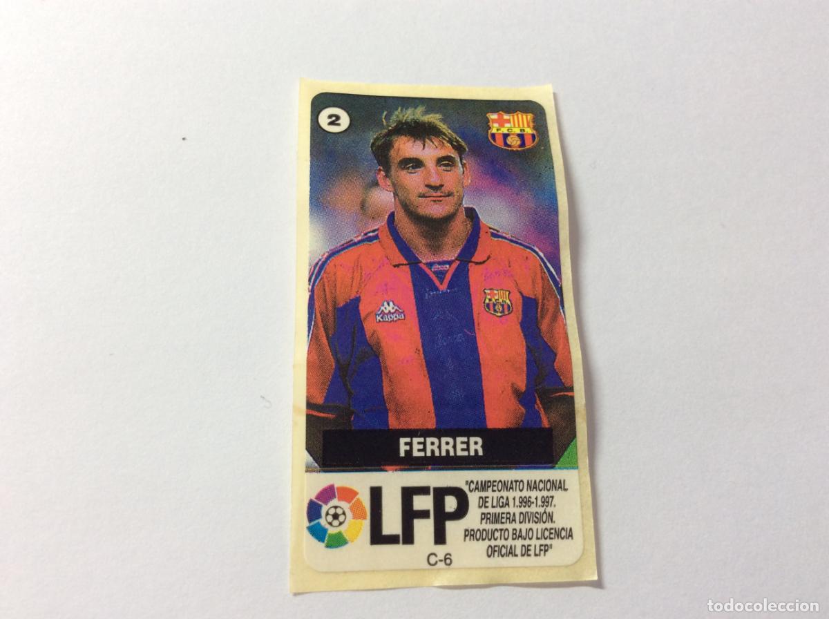 Cromos de F&uacute;tbol: Ferrer FC Barcelona Chicles Vidal 96 97 La liga de las estrellas