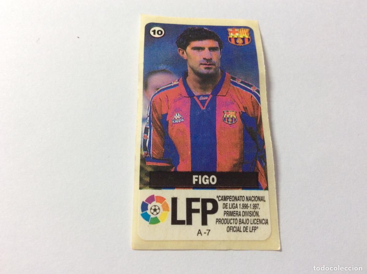 Cromos de F&uacute;tbol: Figo FC Barcelona Chicles Vidal 96 97 La liga de las estrellas