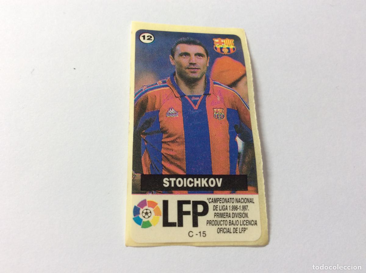 Cromos de F&uacute;tbol: Stoichkov FC Barcelona Chicles Vidal 96 97 La liga de las estrellas