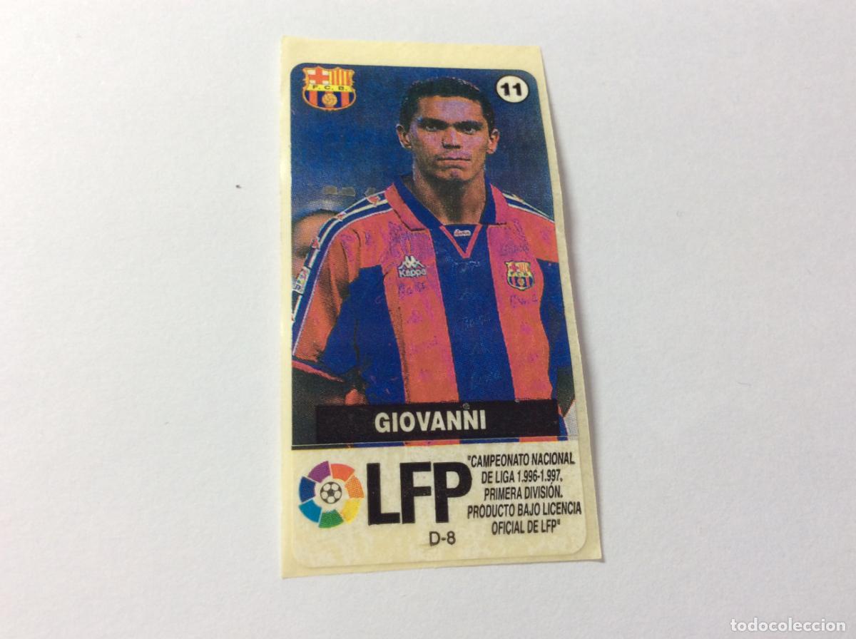 Cromos de F&uacute;tbol: Giovanni FC Barcelona Chicles Vidal 96 97 La liga de las estrellas