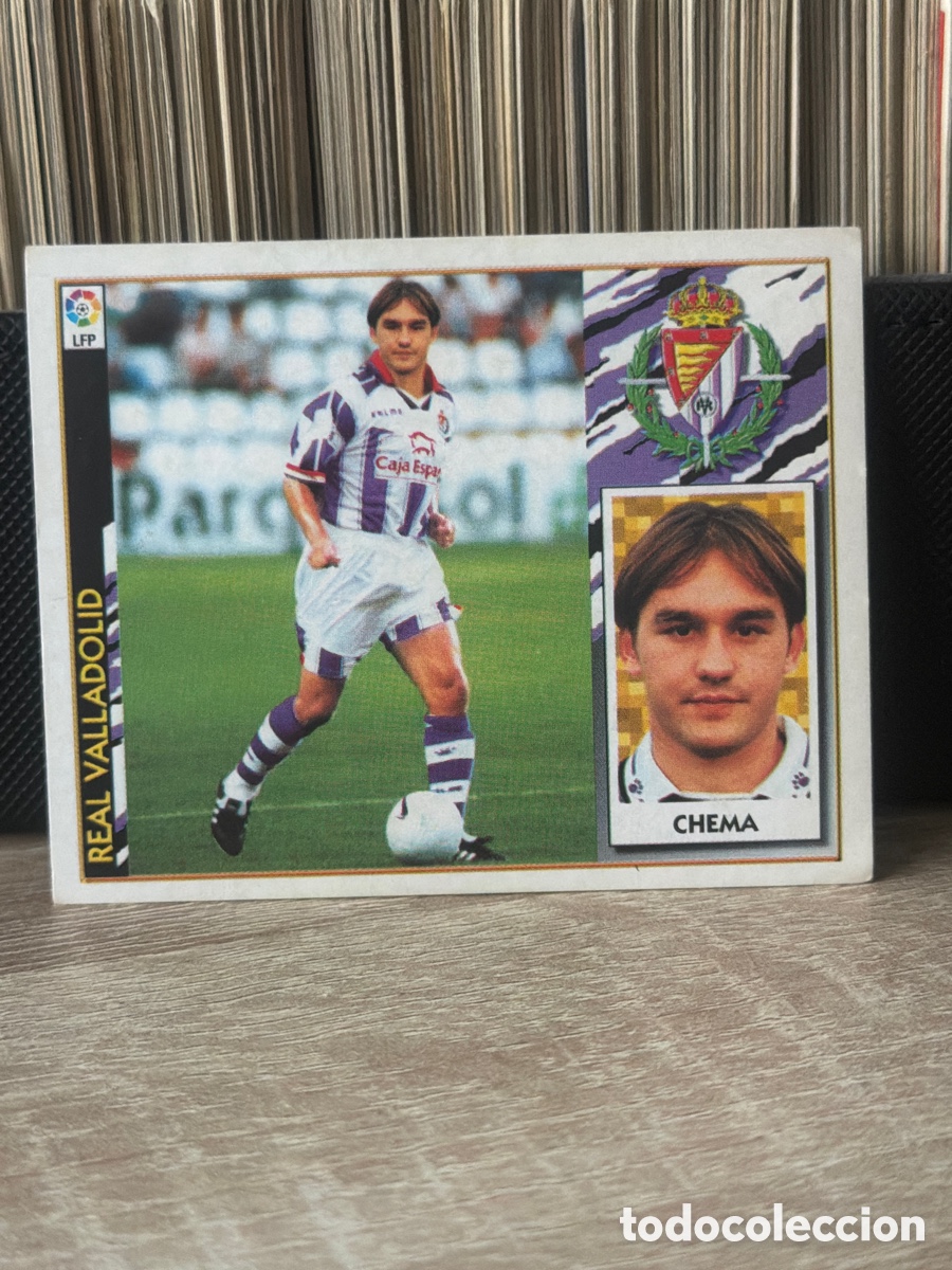 Cromos de F&uacute;tbol: LIGA 97 98 - Chema - Real Valladolid - Coloca DIF&Iacute;CIL- Ediciones Este - sin pegar