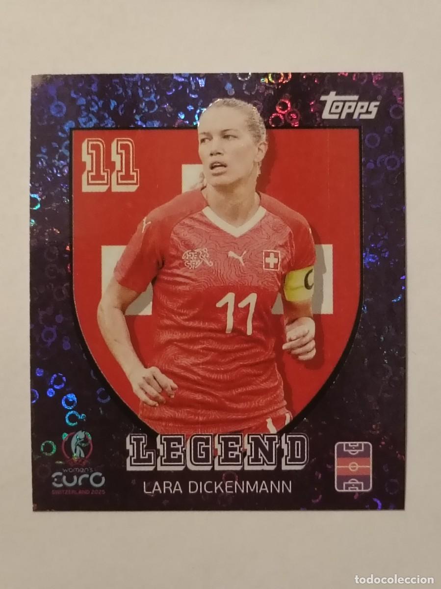 Cromos de F&uacute;tbol: #308 LARA DICKENMANN (SUIZA) EURO WOMENS SUIZA 2025 TOPPS