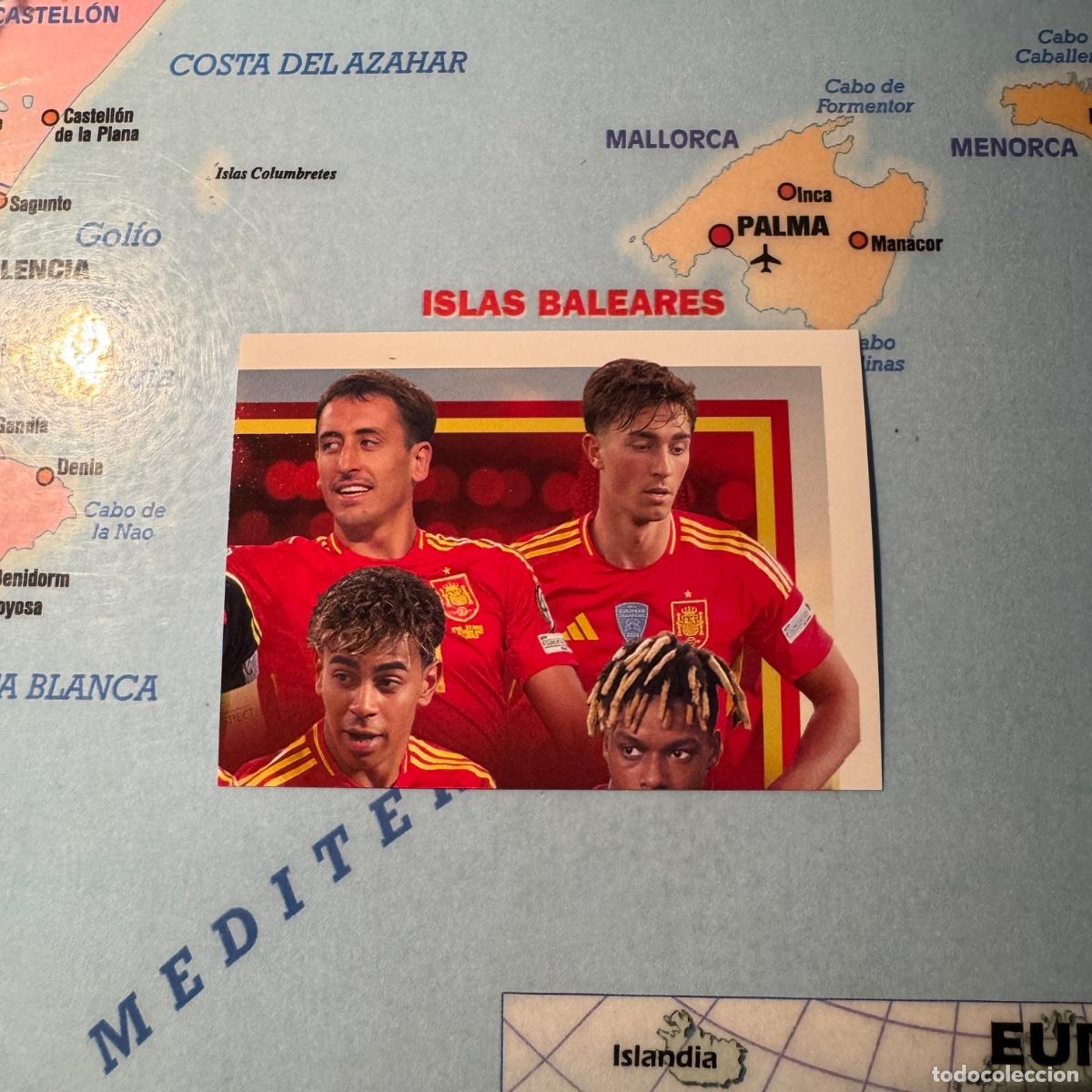 Cromos de F&uacute;tbol: n&uacute;mero 62 la selecci&oacute;n espa&ntilde;ola &ldquo;Espa&ntilde;a 2026&rdquo; del Carrefour 2026