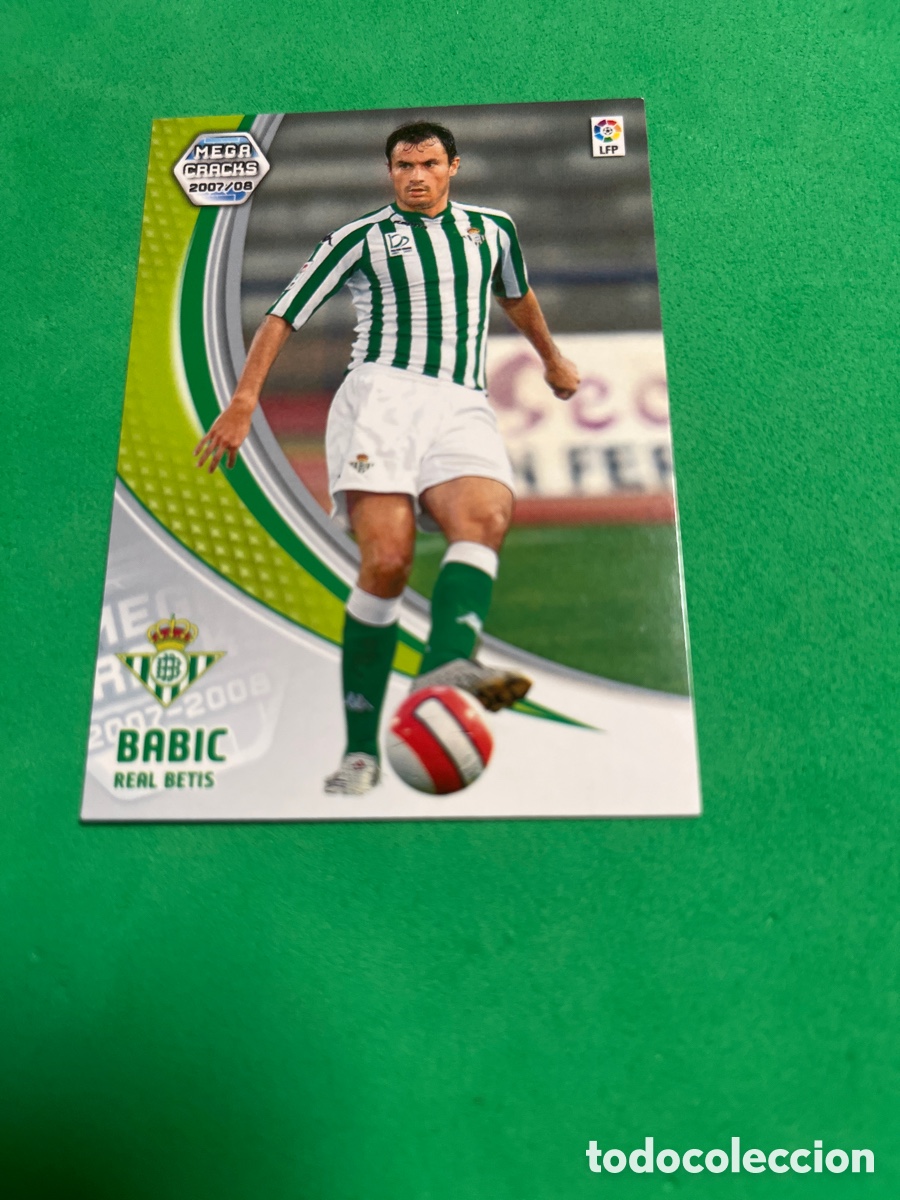 Cromos de Futebol: BABIC 79 BIS REAL BETIS NUEVA FICHA MGK 2007 2008 MEGACRACKS 07 08 PANINI PERFECTO ESTADO