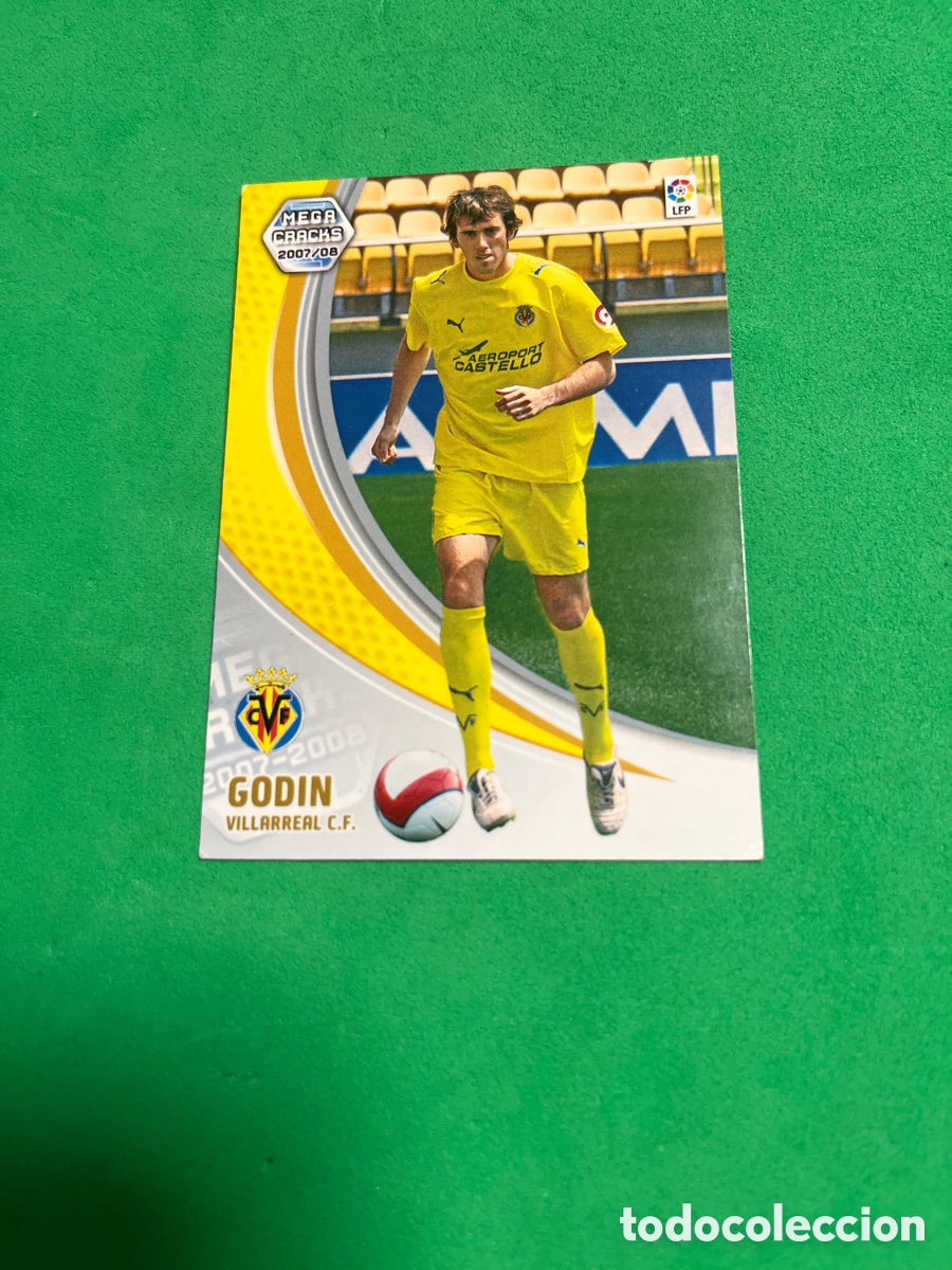 Football Stickers: GODIN 332 BIS VILLARREAL NUEVA FICHA MGK 2007 2008 MEGACRACKS 07 08 PANINI