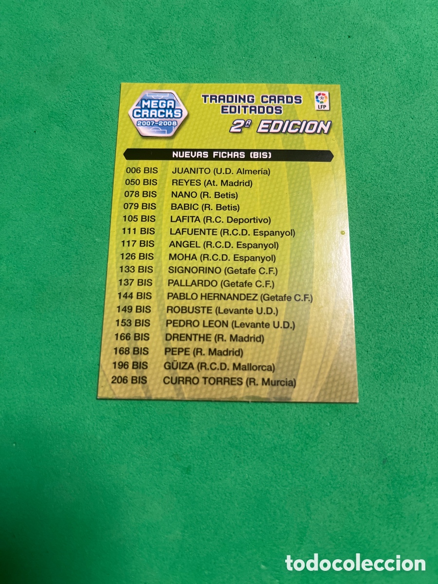 Football Stickers: INDICE 2&ordf; EDICION MGK 2007 2008 MEGACRACKS 07 08 PANINI NUEVO EN PERFECTO ESTADCO