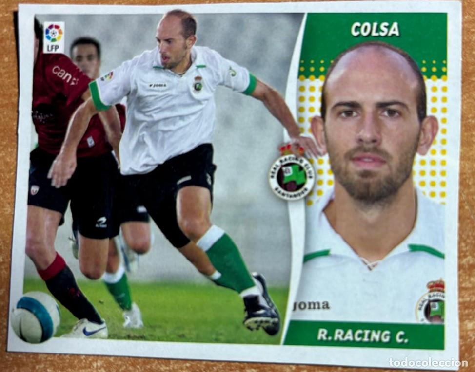 Cromos de F&uacute;tbol: EDICIONES ESTE 2006-2007 06 07 COLSA (RACING) DIF&Iacute;CIL RECORTADO LEER