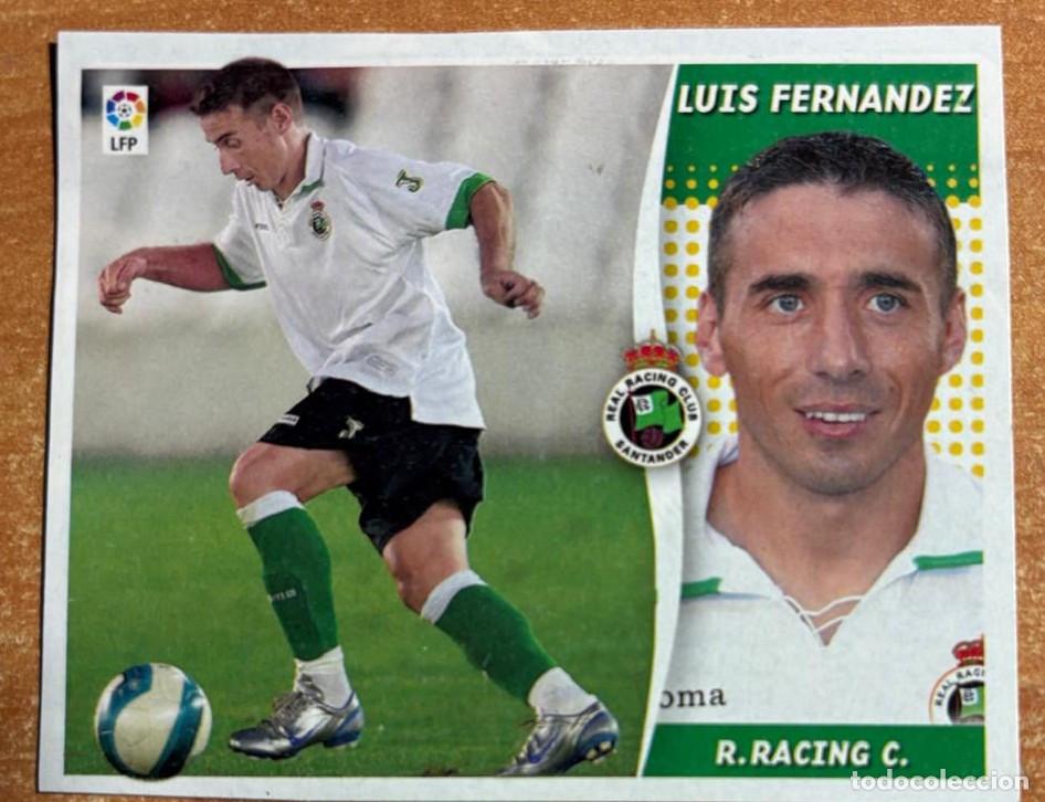 Cromos de F&uacute;tbol: EDICIONES ESTE 2006-2007 06 07 LUIS FERNANDEZ (RACING) DIF&Iacute;CIL RECORTADO LEER