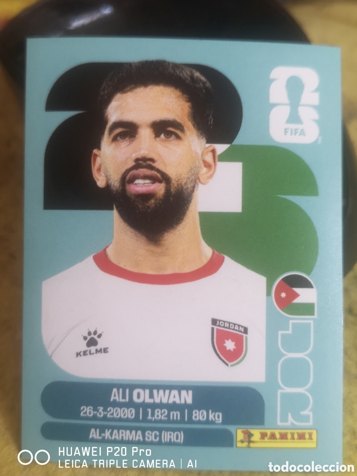 Cromos de F&uacute;tbol: FIFA WORLD CUP MUNDIAL 2026 ALI OLWAN - JOR 18