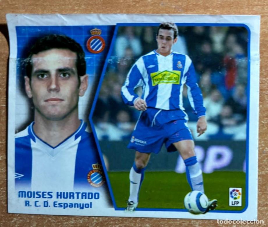 Cromos de F&uacute;tbol: EDICIONES ESTE 2005-2006 05 06 MOISES HURTADO (ESPANYOL) DIFICIL VENTANILLA LEER