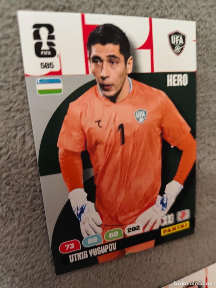 Cromos de F&uacute;tbol: 505 WORLD CUP 2026 UTKIR YUSUPOV UZBEKISTAN HERO ADRENALYN MUNDIAL PANINI 26