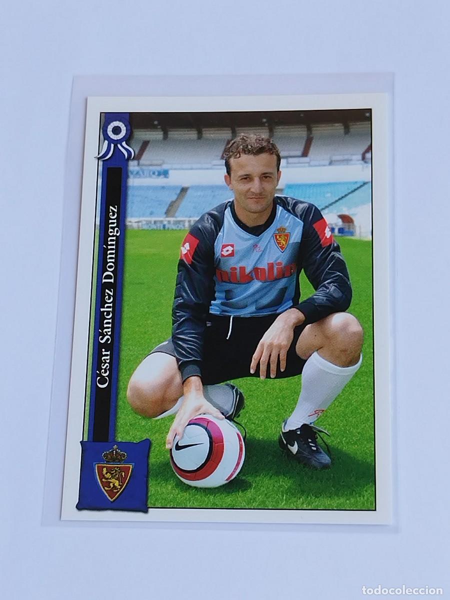 Cromos de F&uacute;tbol: C&Eacute;SAR #302 REAL ZARAGOZA - MUNDICROMO FICHAS DE LA LIGA 2005 2006 - MC SPORT 05 06 CROMO
