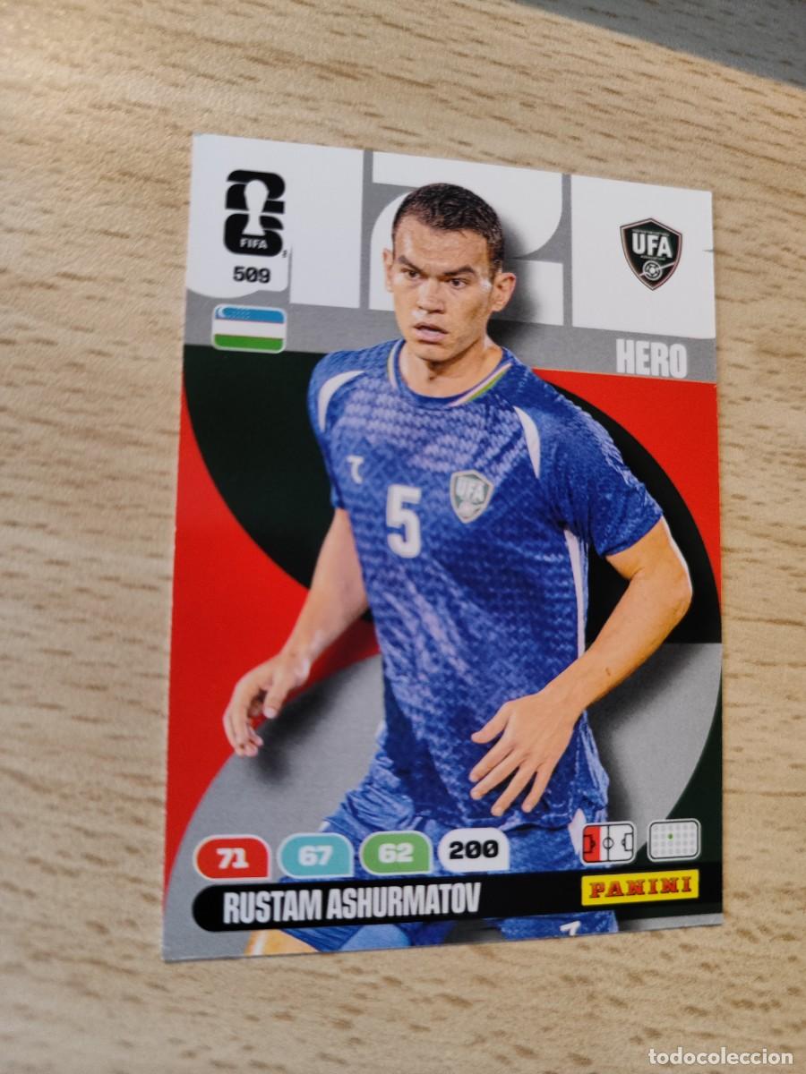 Cromos de F&uacute;tbol: 509 WORLD CUP 2026 RUSTAM ASHURMATOV UZBEKISTAN HERO ADRENALYN MUNDIAL PANINI 26