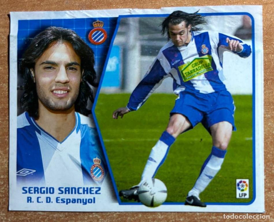 Fu&szlig;ball-Sticker: EDICIONES ESTE 2005-2006 05 06 SERGIO SANCHEZ (ESPANYOL) DIFICIL VENTANILLA LEER