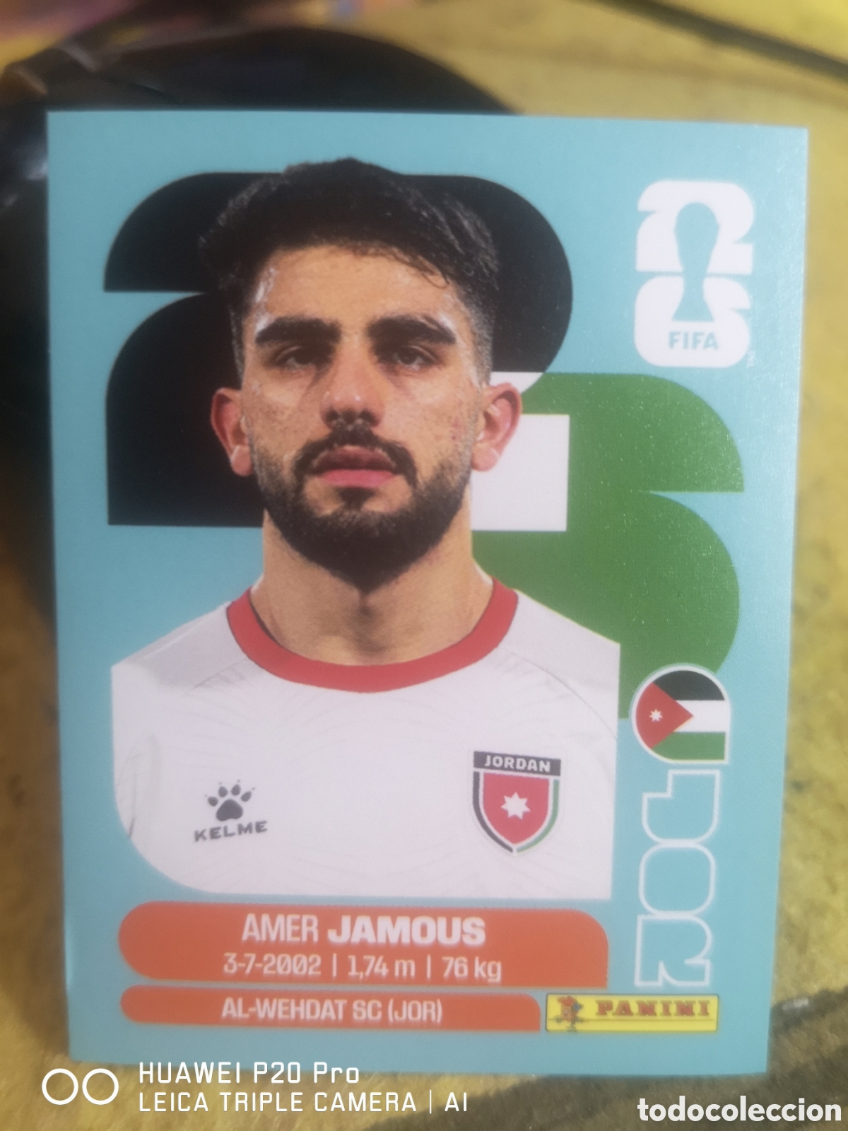 Fu&szlig;ball-Sticker: FIFA WORLD CUP MUNDIAL 2026 JAMOUS - JOR 14