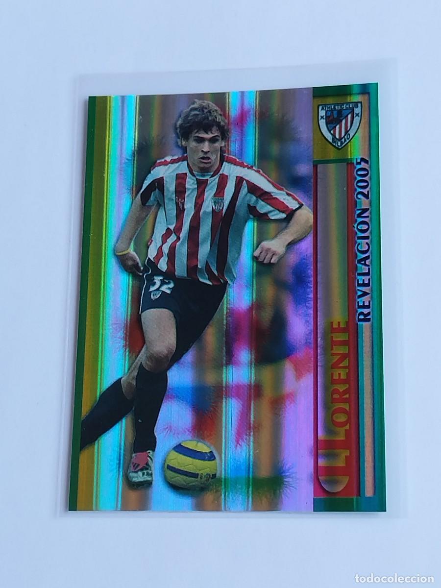 Cromos de F&uacute;tbol: LLORENTE CRACK BRILLO RAYAS #242 ATHLETIC CLUB - MUNDICROMO FICHAS DE LA LIGA 2005 2006 - MC 05 06