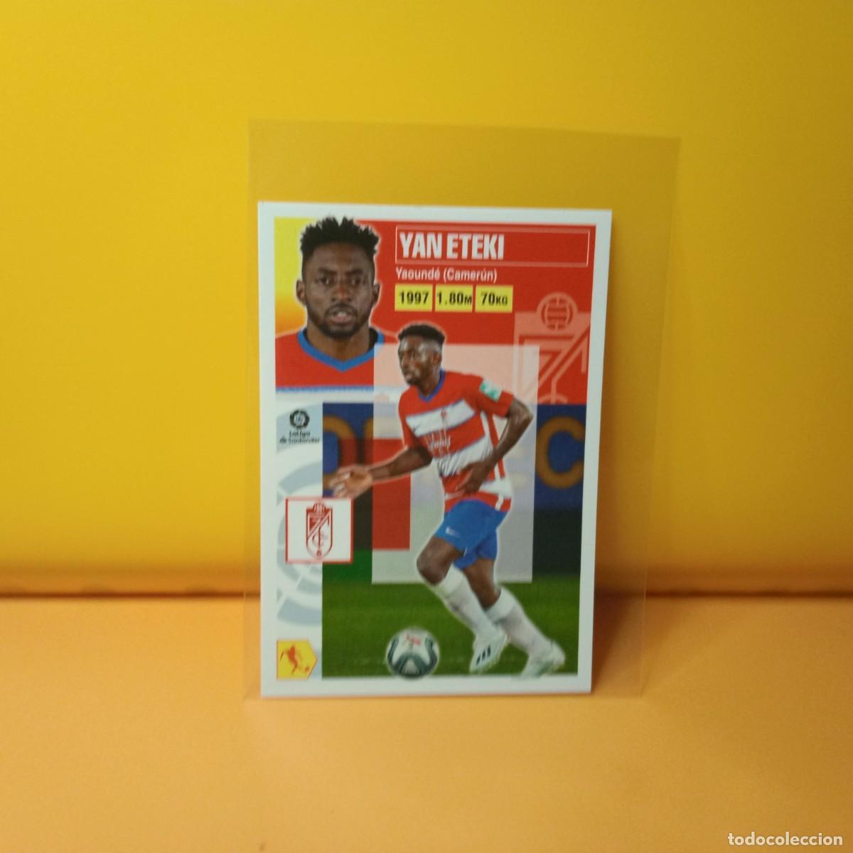 Cromos de F&uacute;tbol: EDICIONES ESTE 2020 2021 20 21 GRANADA C.F YAN ETEKI 12B
