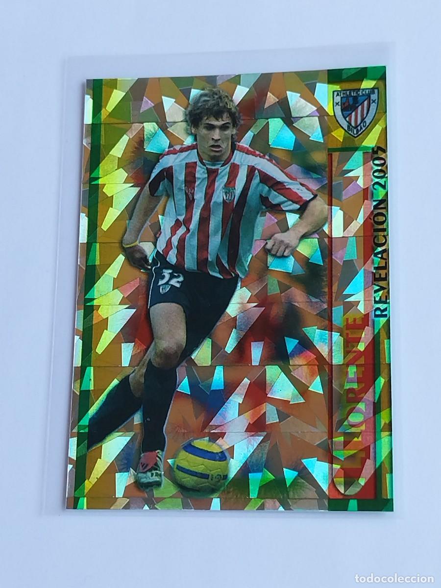 Cromos de F&uacute;tbol: LLORENTE REVELACION TRIANGULOS ROMBOS 242 ATHLETIC CLUB MUNDICROMO FICHAS DE LA LIGA 2005 2006 05 06