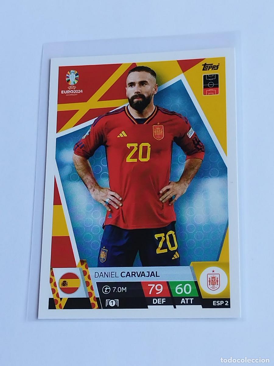 Cromos de F&uacute;tbol: CARVAJAL #ESP 2 ESPA&Ntilde;A - TOPPS EUROCOPA 2024 MATCH ATTAX - UEFA EURO GERMANY 24 ESP2