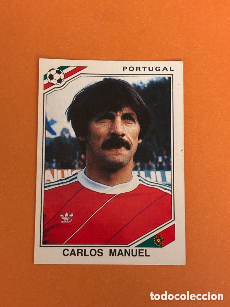 Cromos de F&uacute;tbol: CARLOS MANUEL SELECCION PORTUGAL 394 MUNDIAL MEXICO 86 PANINI NUNCA PEGADO