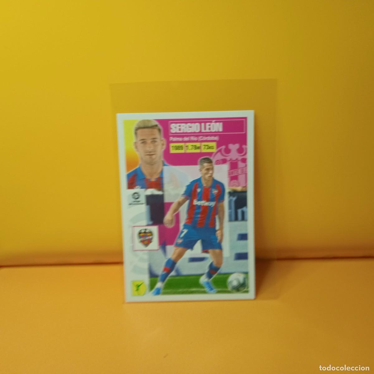 Cromos de F&uacute;tbol: EDICIONES ESTE 2020 2021 20 21 LEVANTE U.D SERGIO LE&Oacute;N 15B