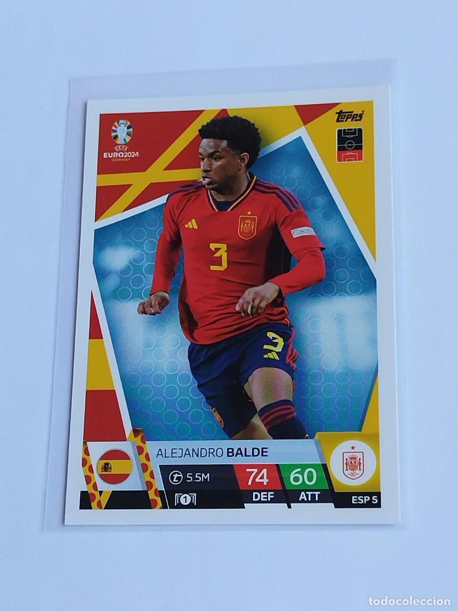 Cromos de F&uacute;tbol: BALDE #ESP 5 ESPA&Ntilde;A - TOPPS EUROCOPA 2024 MATCH ATTAX - UEFA EURO GERMANY 24 ESP5