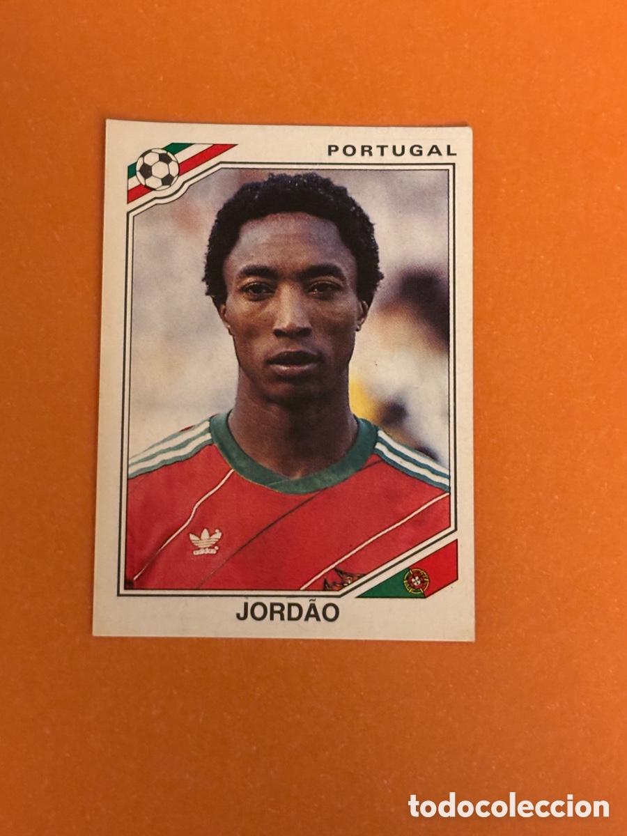 Cromos de F&uacute;tbol: JORDAO SELECCION PORTUGAL 398 MUNDIAL MEXICO 86 PANINI NUNCA PEGADO
