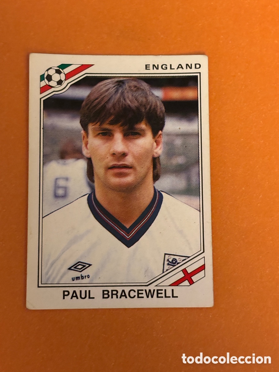 Cromos de F&uacute;tbol: PAUL BRACEWELL SELECCION INGLATERRA 409 MUNDIAL MEXICO 86 PANINI NUNCA PEGADO