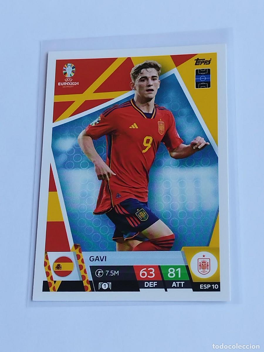Cromos de F&uacute;tbol: GAVI #ESP 10 ESPA&Ntilde;A - TOPPS EUROCOPA 2024 MATCH ATTAX - UEFA EURO GERMANY 24 ESP10
