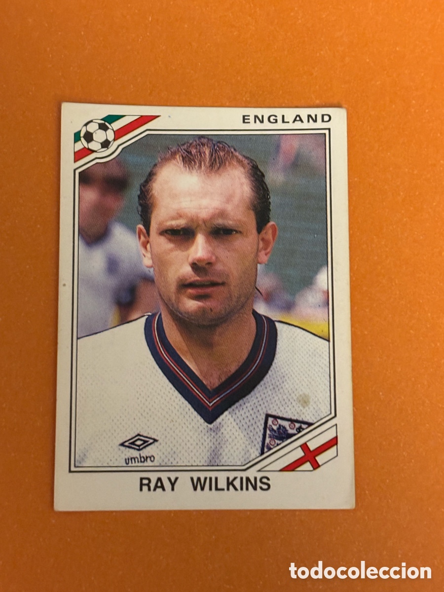 Cromos de F&uacute;tbol: RAY WILKINS SELECCION INGLATERRA 410 MUNDIAL MEXICO 86 PANINI NUNCA