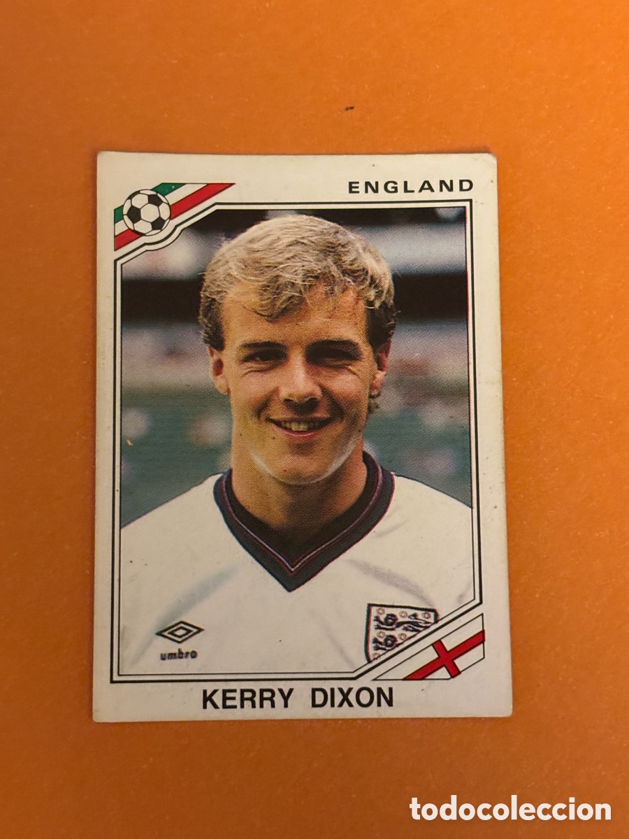 Cromos de F&uacute;tbol: KERRY DIXON SELECCION INGLATERRA 414 MUNDIAL MEXICO 86 PANINI NUNCA PEGADO