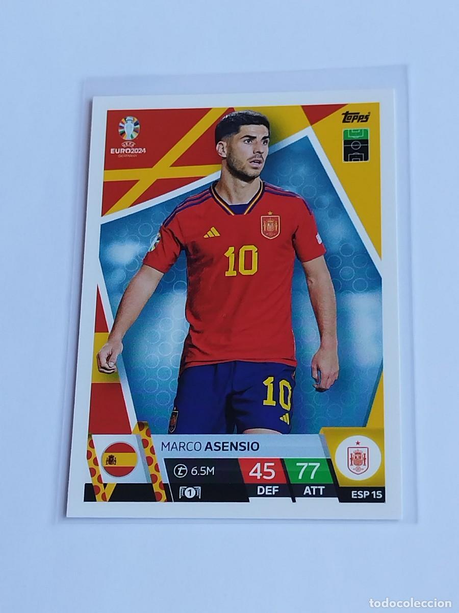 Cromos de F&uacute;tbol: ASENSIO #ESP 15 ESPA&Ntilde;A - TOPPS EUROCOPA 2024 MATCH ATTAX - UEFA EURO GERMANY 24 ESP15