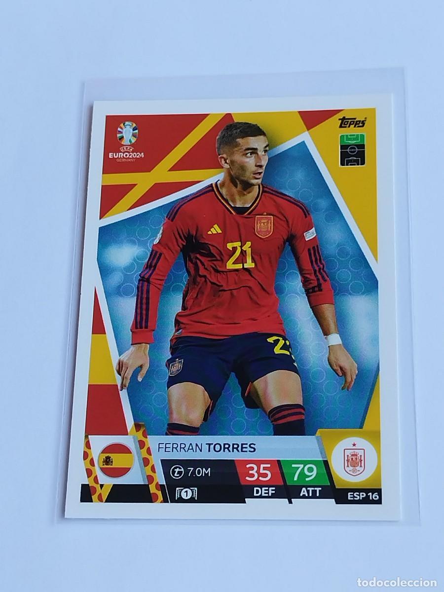 Cromos de F&uacute;tbol: DANI OLMO #ESP 17 ESPA&Ntilde;A - TOPPS EUROCOPA 2024 MATCH ATTAX - UEFA EURO GERMANY 24 ESP17