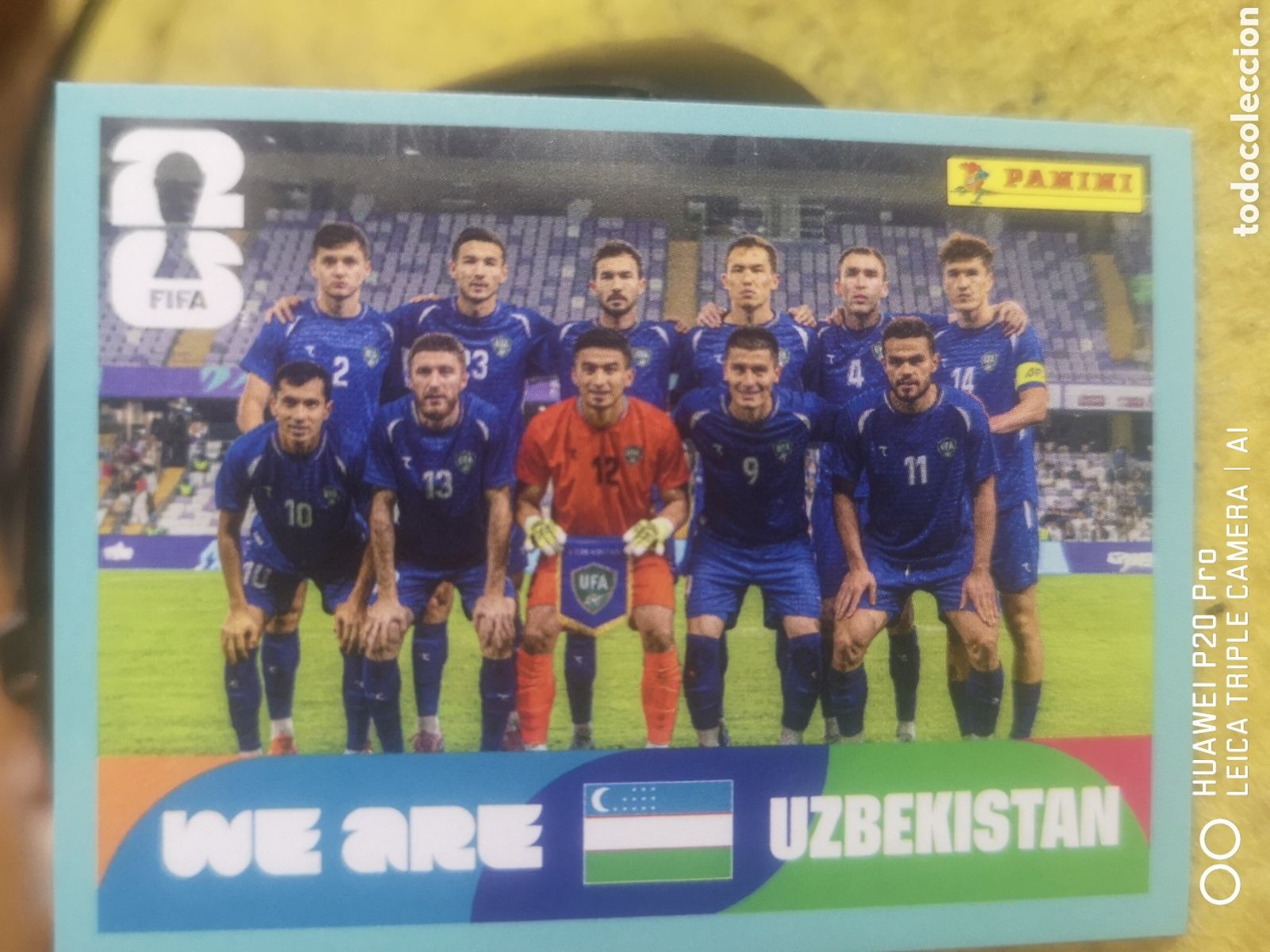 Cromos de F&uacute;tbol: FIFA WORLD CUP MUNDIAL 2026 ALINEACI&Oacute;N UZBEKISTAN - UZB 13