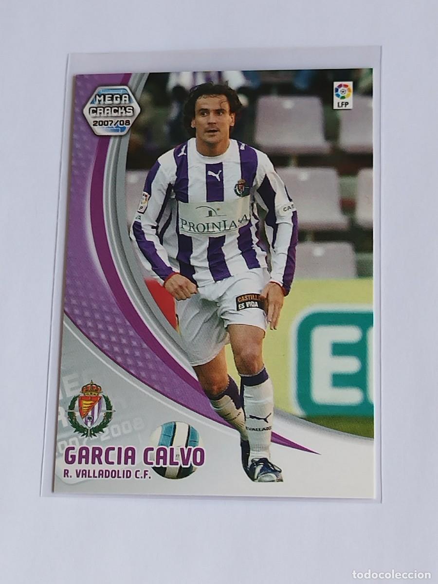 Cromos de F&uacute;tbol: GARCIA CALVO #312 REAL VALLADOLID - MEGACRACKS LA LIGA 2007 2008 PANINI MGK 07 08 CROMO FUTBOL